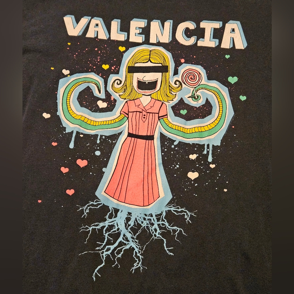 Valencia Band Black Tshirt Size XL